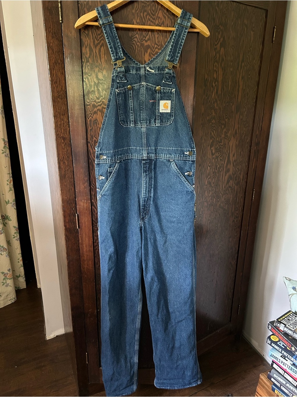 Carhartt Blue Denim Overalls